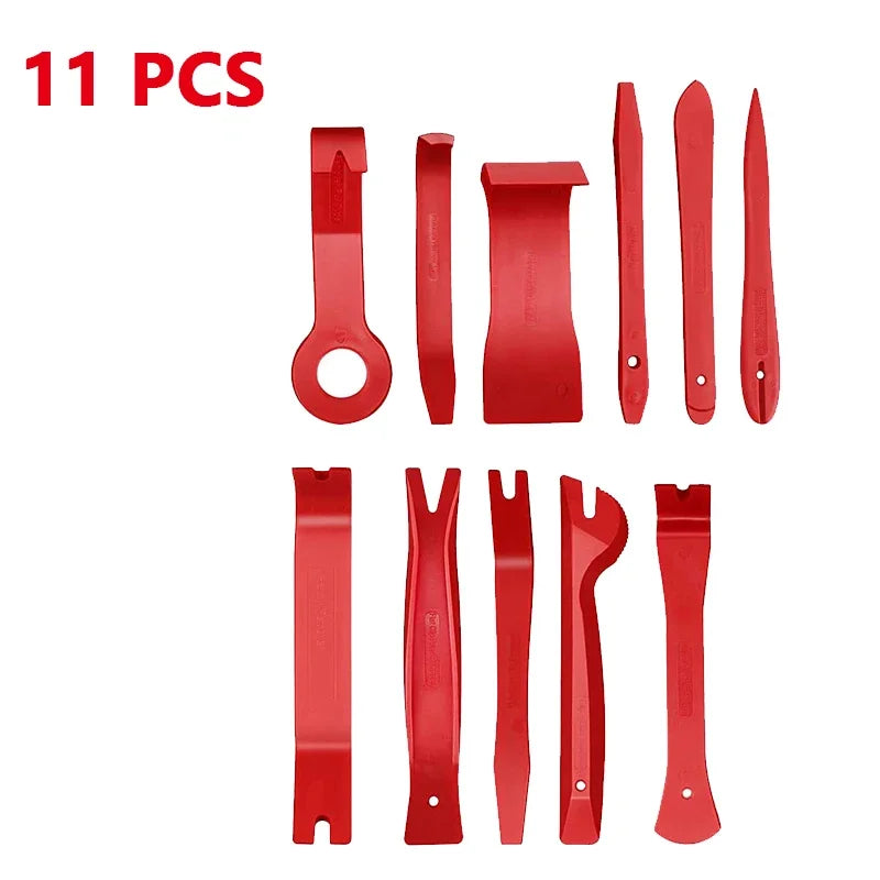 Auto Car Instrument Board Removal Tool Kit - Hand Tool Set Crowbar Screwdriver Automobile Sound Disassembly Kit 5/11/41PCS