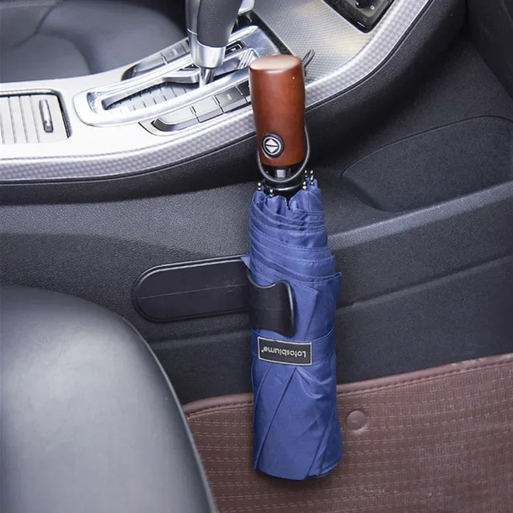 2Pcs Car Trunk Umbrella Hook Multifunction Hook Hanger Rack Umbrella Holder Hanger Car Seat Clip Fastener Rack Car Accessories
