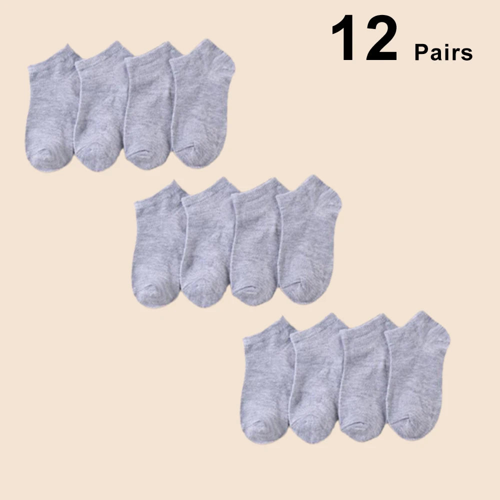 5/7/10 Pairs of Men/women Boat Socks, Plain Color, Anti Odor, Summer Ankle Socks, Casual and Breathable Low Waisted Socks