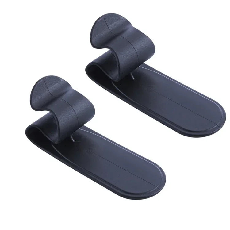 2Pcs Car Trunk Umbrella Hook Multifunction Hook Hanger Rack Umbrella Holder Hanger Car Seat Clip Fastener Rack Car Accessories