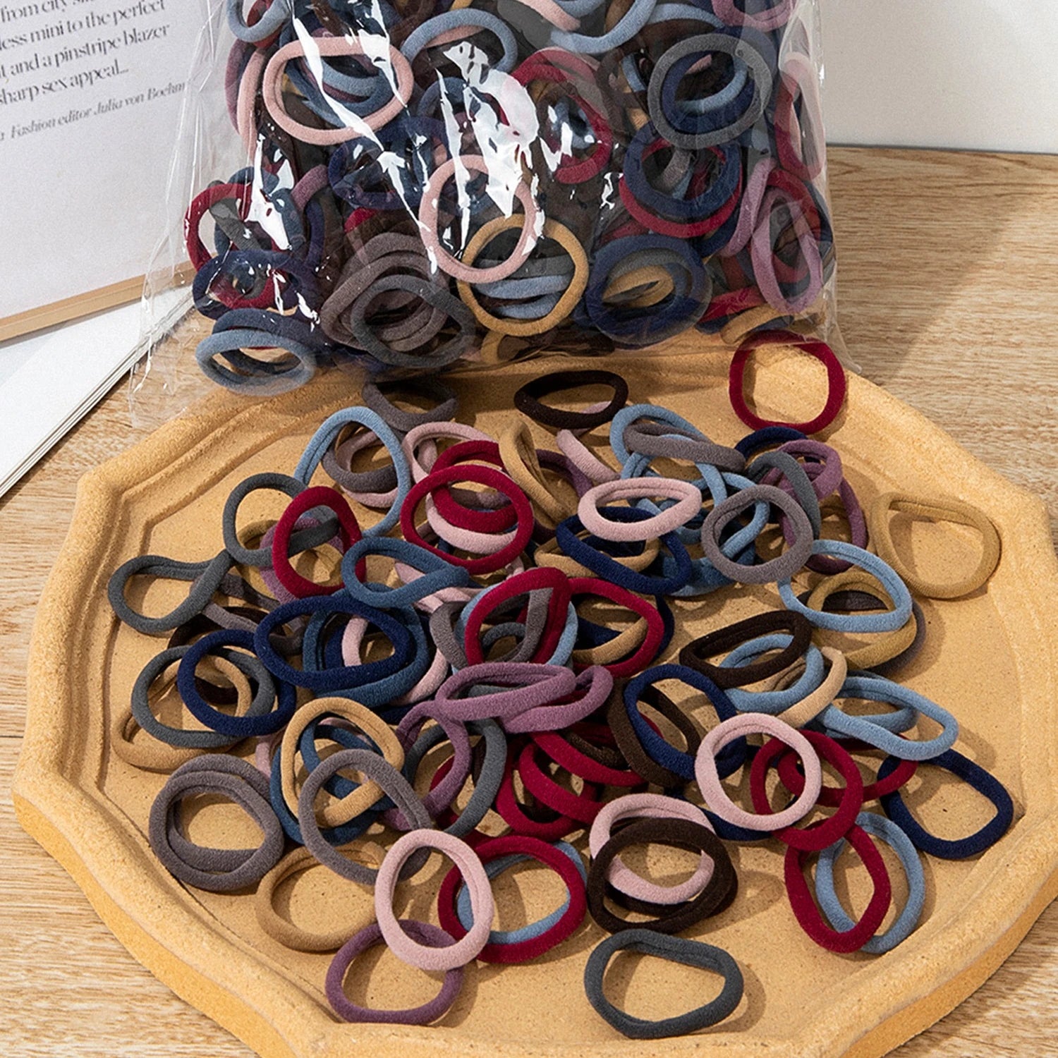 50/100 PCS hair bands, nylon hair bands, hair bands, rubber bands, elastic hair bands, hair accessory