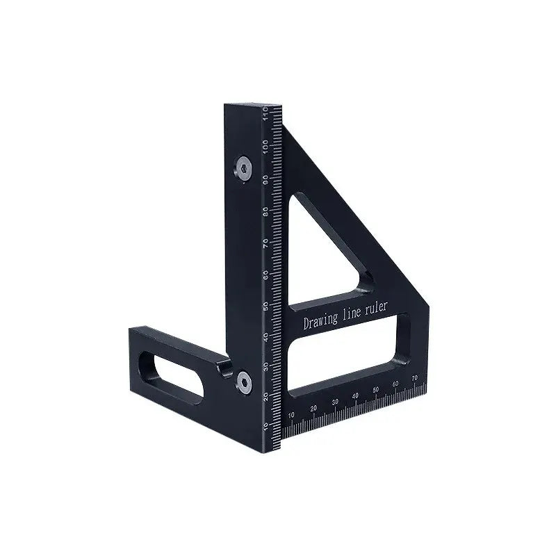 3D Multi Angle Measuring Ruler 45/90 Degree Plastic Carpentry Square Protractor Drawing Line Ruler Miter Triangle Layout Tool