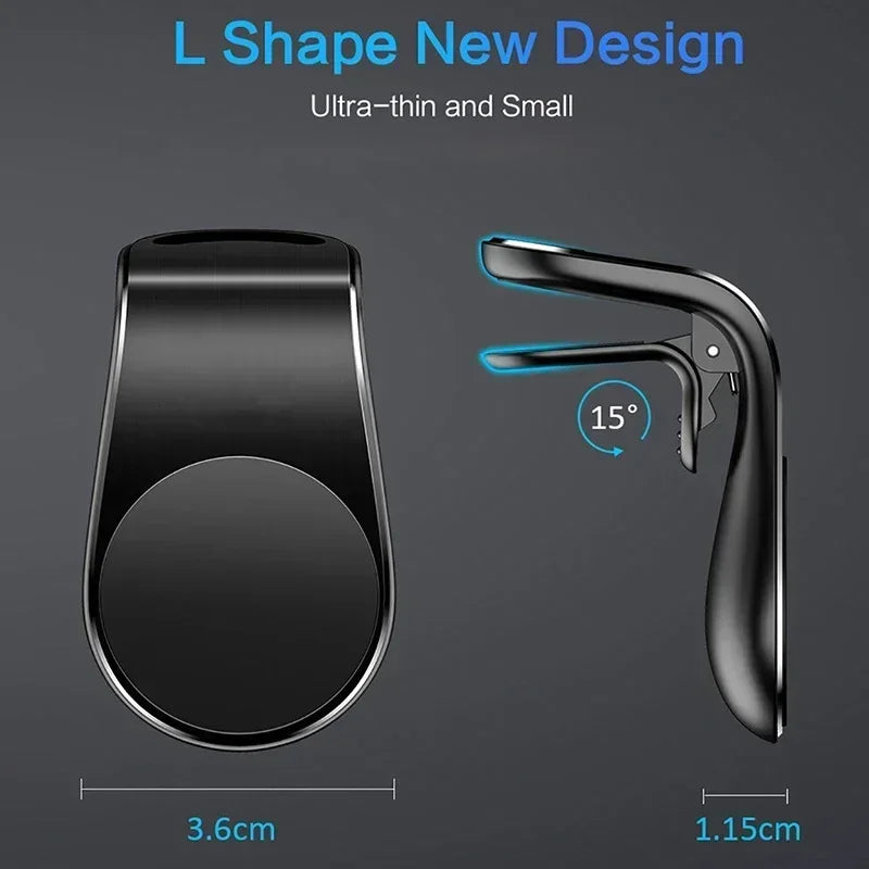 1Pcs Free Customized Logo  Magnetic Car Phone Holder in Car Phone Stand Clip Mount for Samsung Huawei iPhone Car Accessories
