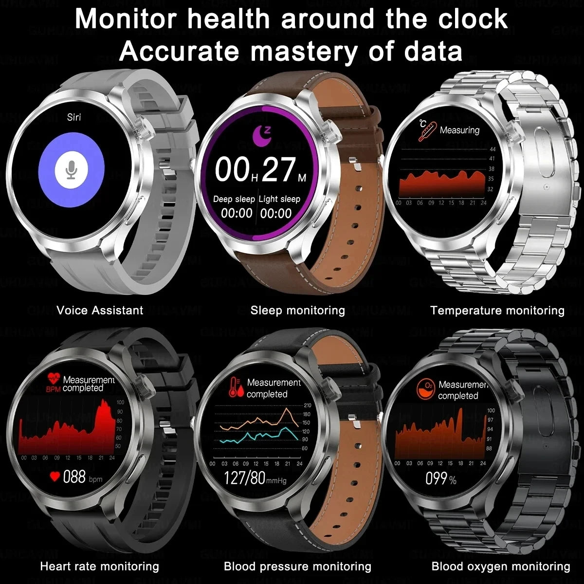 2025 New For HUAWEI GPS Sports smartwatch Men 1.85 AMOLED Screen Compass Altimeter Heart rate BP NFC Bluetooth Call Smart Watch