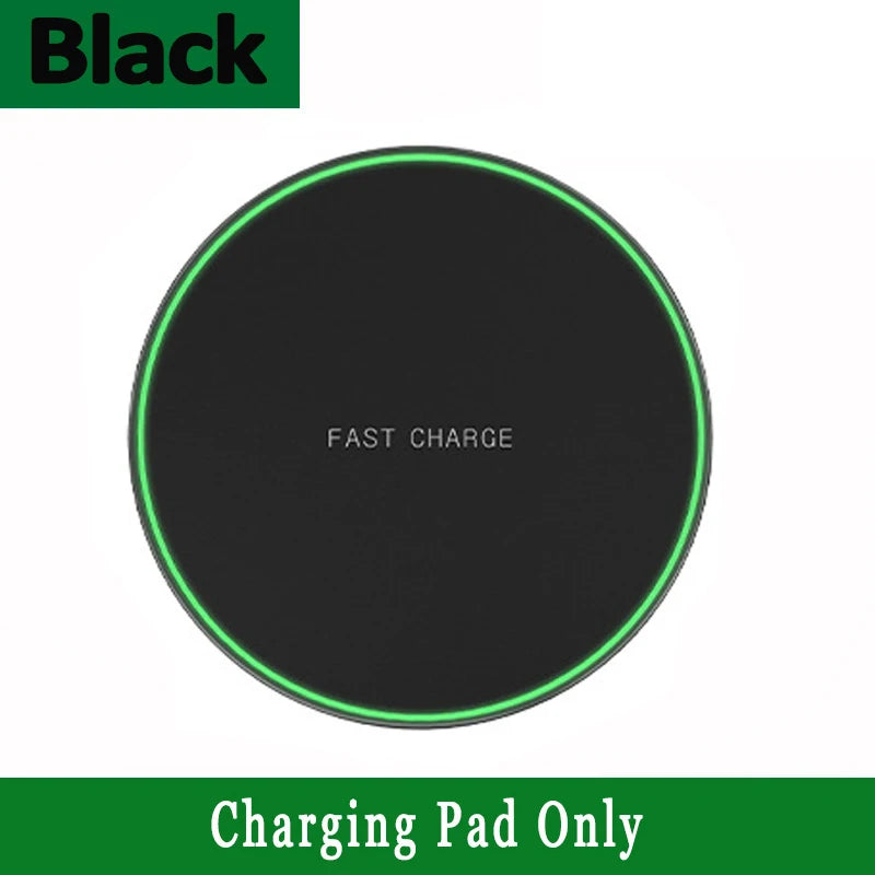 100W Wireless Charger Pad for iPhone 15 14 13 12 Pro Max Samsung S21 S20 S10 S9 Xiaomi Induction Fast Charging Docking Station